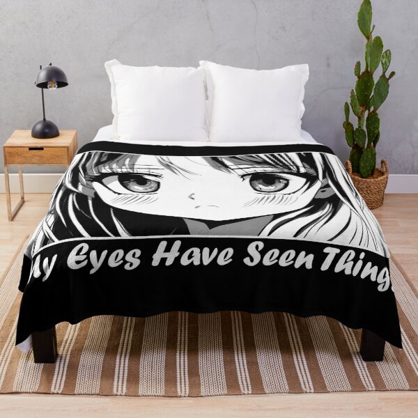 Item preview, Anime Eyes, Girl Face, Fun Phrase, My Eyes Have Seen Things designed and sold by AmeliasDreams.