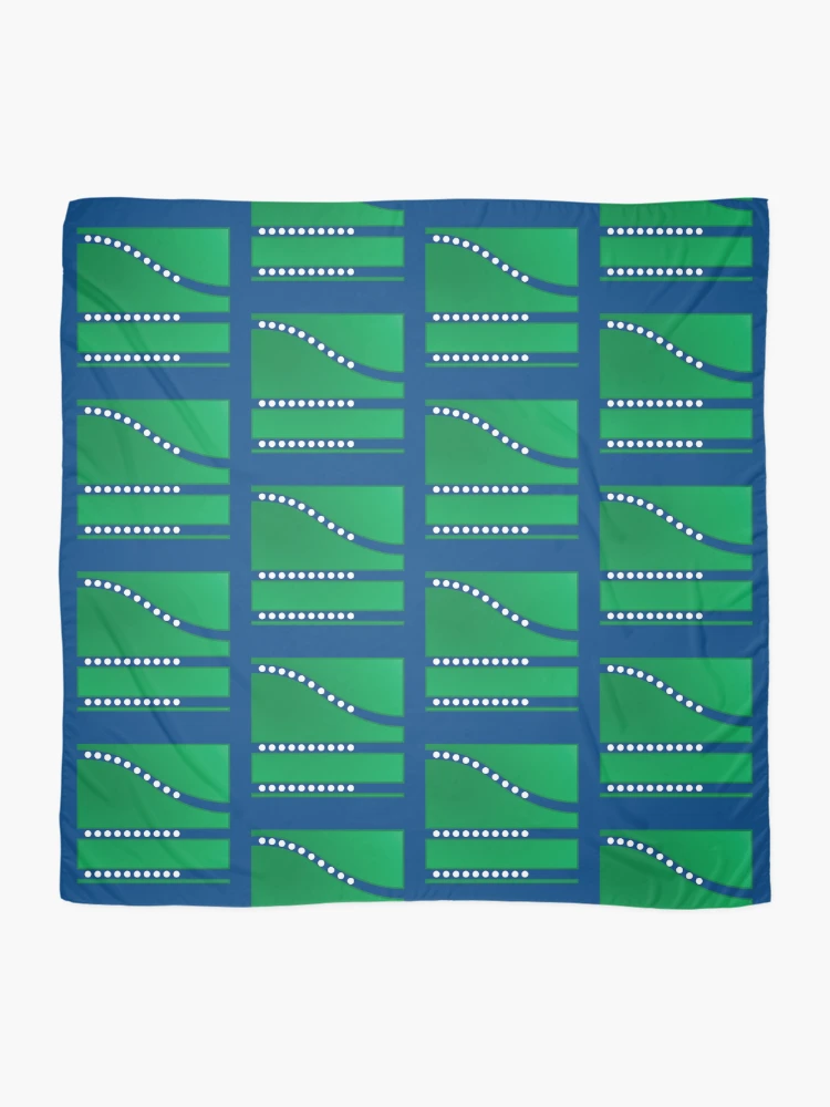 Thumbnail 2 of 3, Scarf, Speed Math designed and sold by hideedoodle.