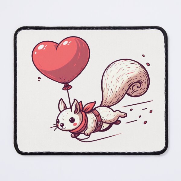 Item preview, Heart Balloon Cute Squirrel designed and sold by LemuellTrends.