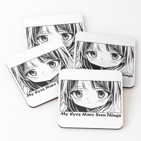 Item preview, Anime Eyes, Girl Face, Fun Phrase, My Eyes Have Seen Things designed and sold by AmeliasDreams.