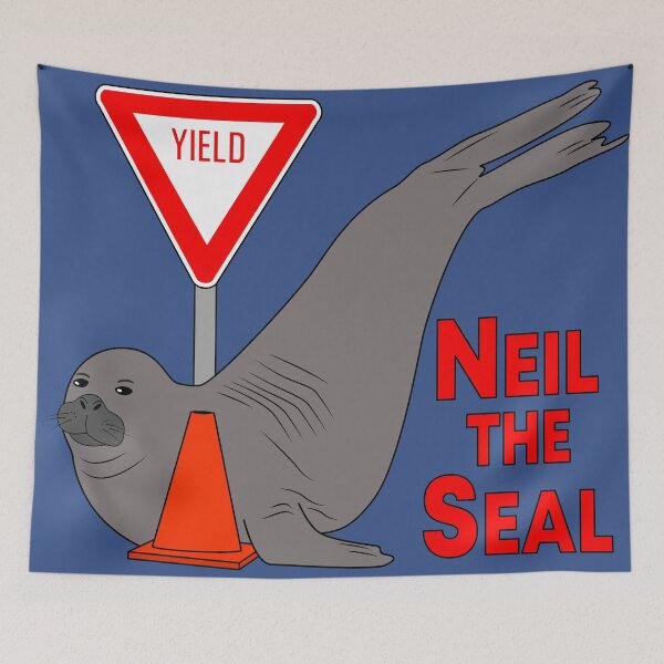Item preview, Neil the Seal - Yield to Neil designed and sold by skauff.