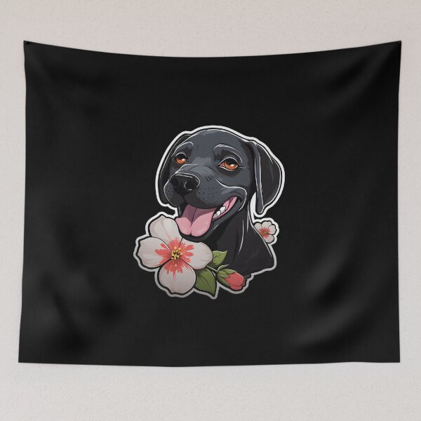 Item preview, Pointer in Flowers designed and sold by CUTEDOGGIEZ.