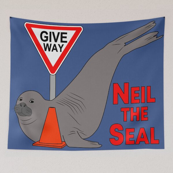 Item preview, Neil the Seal - Give Way to Neil the Seal designed and sold by skauff.