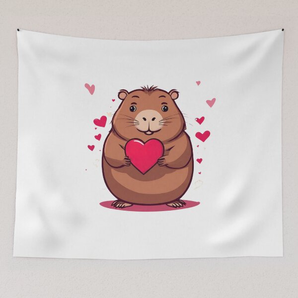 Item preview, Capybara I Love Capy Baras Valentine's Day designed and sold by gillys.