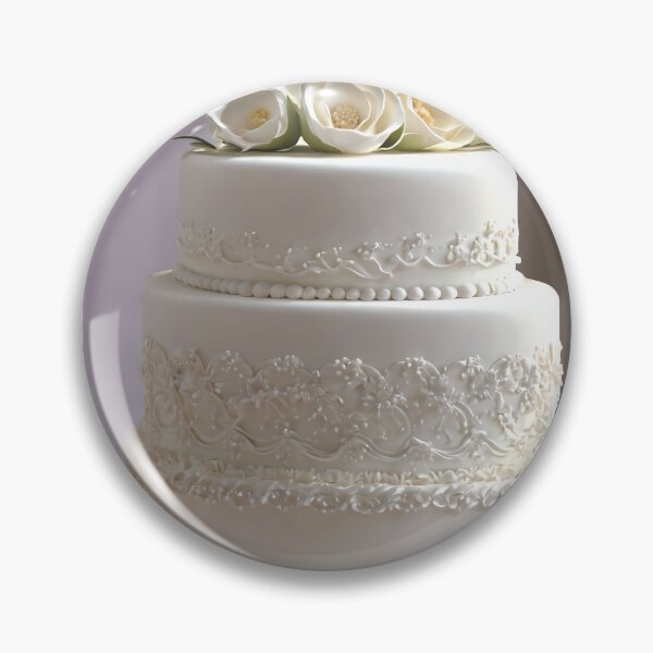 Item preview, Wedding Cake With White Flowers designed and sold by JoyPhotoArt.