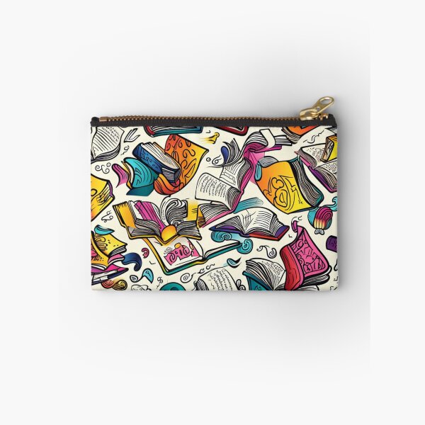 Item preview, Book Aesthetic, Abstract Doodle Books Pattern designed and sold by Desfix.