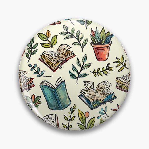 Item preview, Book Aesthetic, Abstract Doodle Books Pattern designed and sold by Desfix.