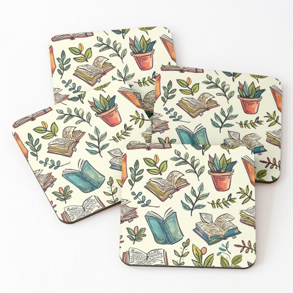 Item preview, Book Aesthetic, Abstract Doodle Books Pattern designed and sold by Desfix.