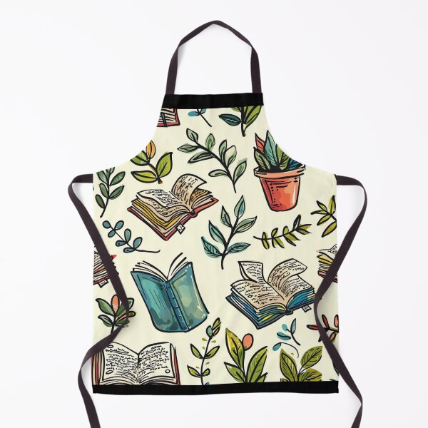 Item preview, Book Aesthetic, Abstract Doodle Books Pattern designed and sold by Desfix.