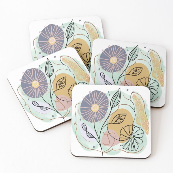 Item preview, Whimsical Flower Petal Dance designed and sold by AdriaCaps Art & Design.