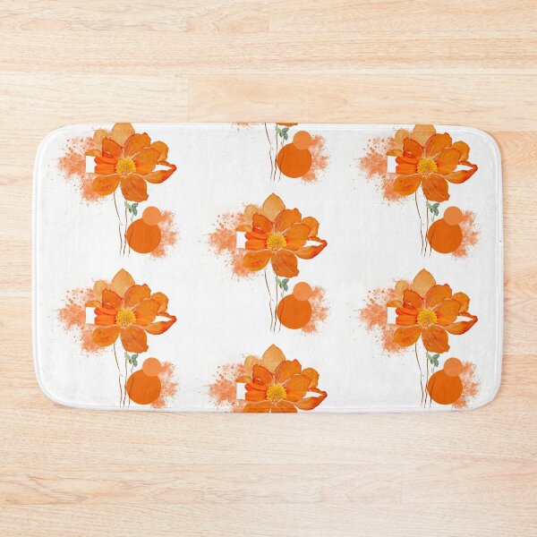 Item preview, Orange flower in Line Drawing | Artistic Fusion designed and sold by brynatshop.