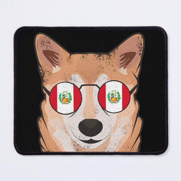 Item preview, Vintage Patriotic Shiba Inu Peruvian Flag designed and sold by feether-store.