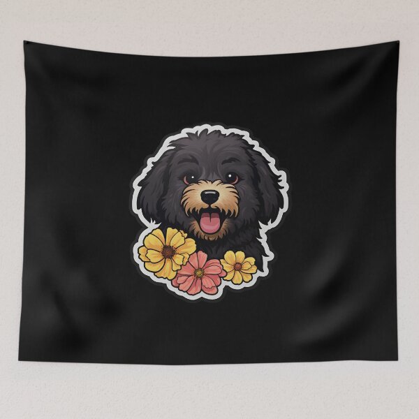 Item preview, Puli in Flowers designed and sold by CUTEDOGGIEZ.