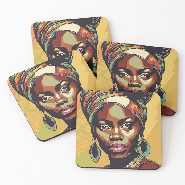 Item preview, Ijeoma Pop Art Portrait designed and sold by Yzakreativ.