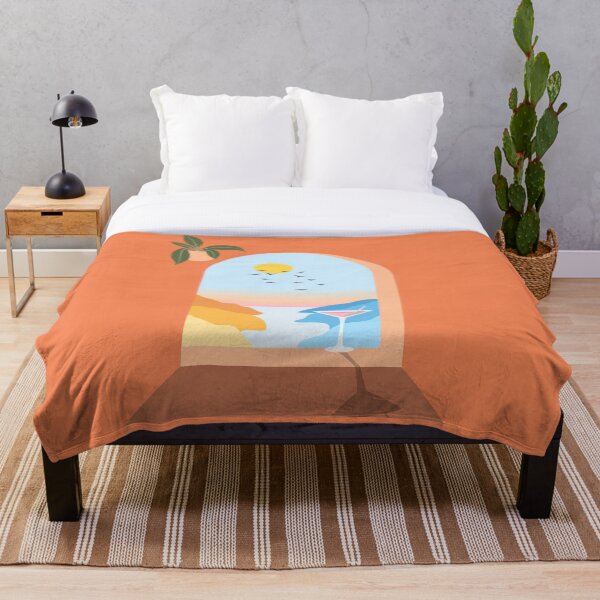 Item preview, Mediterranean window scene ocean sunset designed and sold by Chigurena.