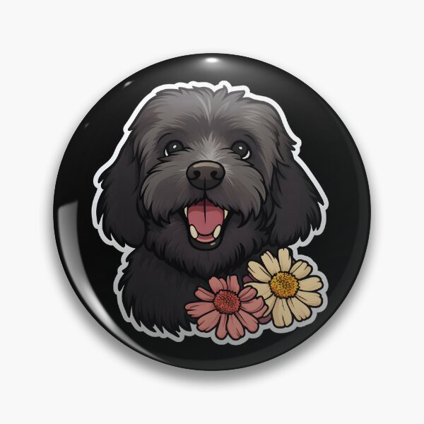 Item preview, Puli with Flowers designed and sold by CUTEDOGGIEZ.