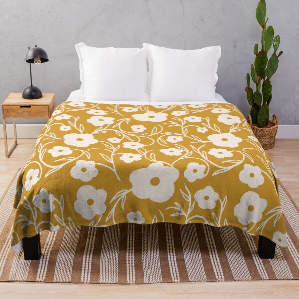 Item preview, Floriography Modern Floral Daisy Yellow designed and sold by susycosta.