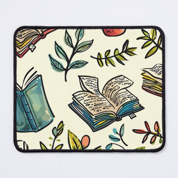 Item preview, Book Aesthetic, Abstract Doodle Books Pattern designed and sold by Desfix.