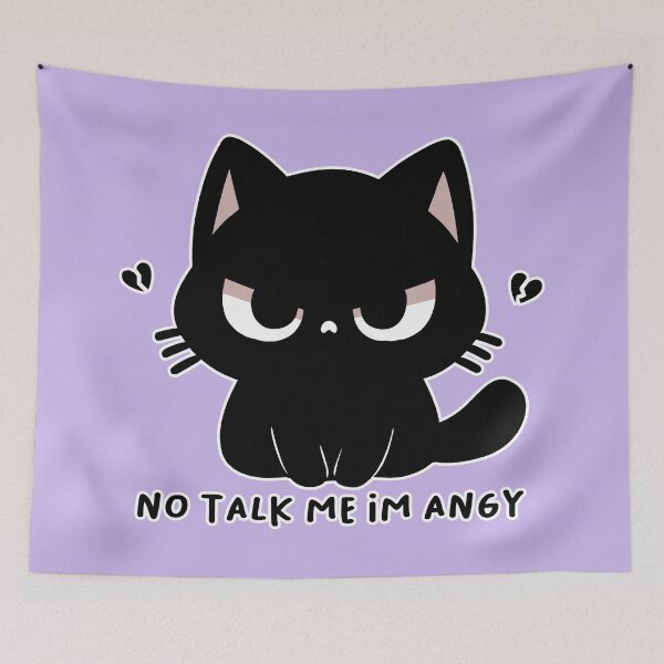 Item preview, no talk me im angy designed and sold by hunnydoll.