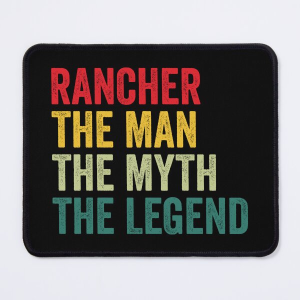 Item preview, rancher Mens Gift, Man Myth rancher Legend, rancher Fathers Day designed and sold by vzrnmichsudops.