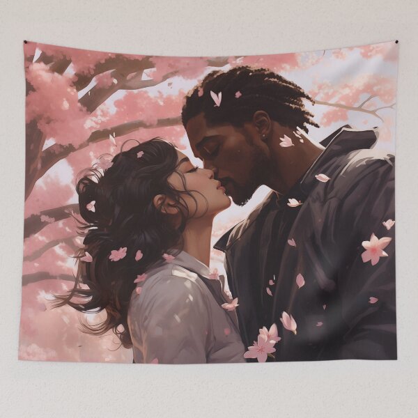 Item preview, Romantic Kiss Love is the Universal Language designed and sold by AI-Crafted.