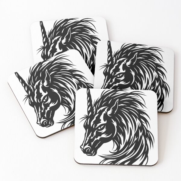 Item preview, Dark Tribal Unicon designed and sold by Biberwerke.
