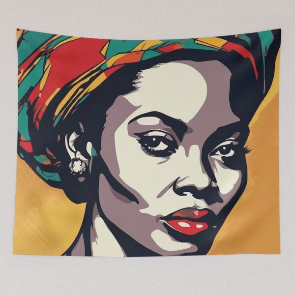 Item preview,   Nubia Pop Art Portrait designed and sold by Yzakreativ.