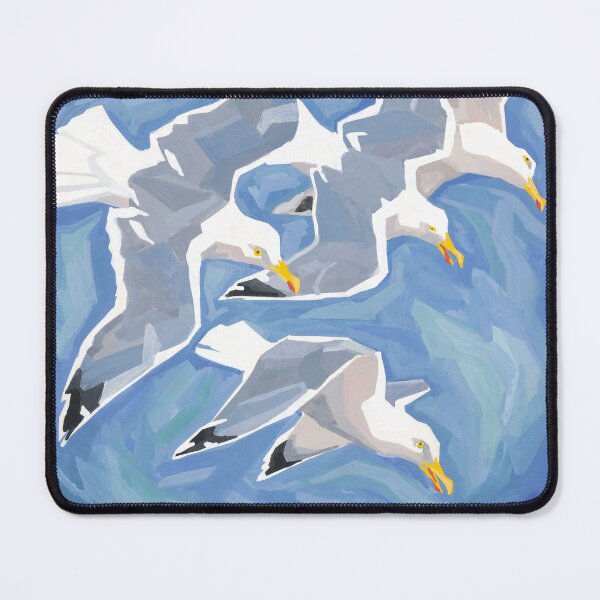 Item preview, Seagulls in the blue sky designed and sold by SEEMUELLER.