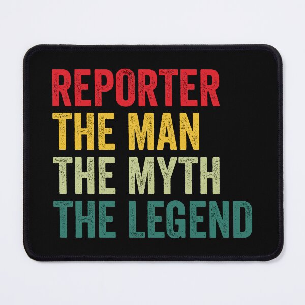 Item preview, reporter Mens Gift, Man Myth reporter Legend, reporter Fathers Day designed and sold by vzrnmichsudops.