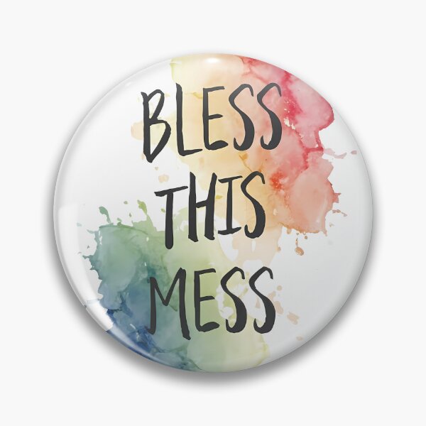 Item preview, Bless This Mess: Watercolor Whimsy for Home Decor designed and sold by EmeraldeaArt.