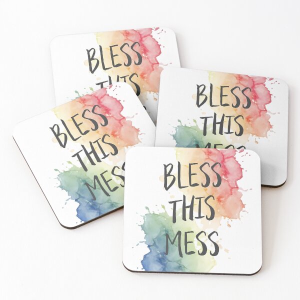 Item preview, Bless This Mess: Watercolor Whimsy for Home Decor designed and sold by EmeraldeaArt.