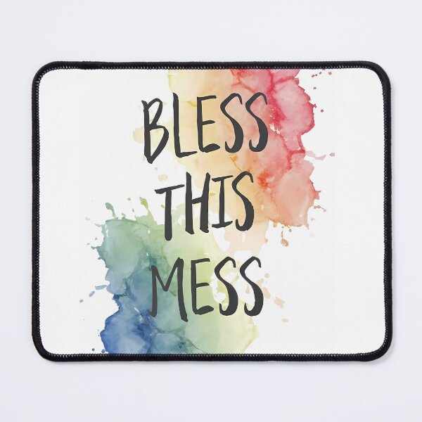 Item preview, Bless This Mess: Watercolor Whimsy for Home Decor designed and sold by EmeraldeaArt.