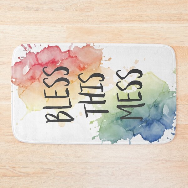 Item preview, Bless This Mess: Watercolor Whimsy for Home Decor designed and sold by EmeraldeaArt.