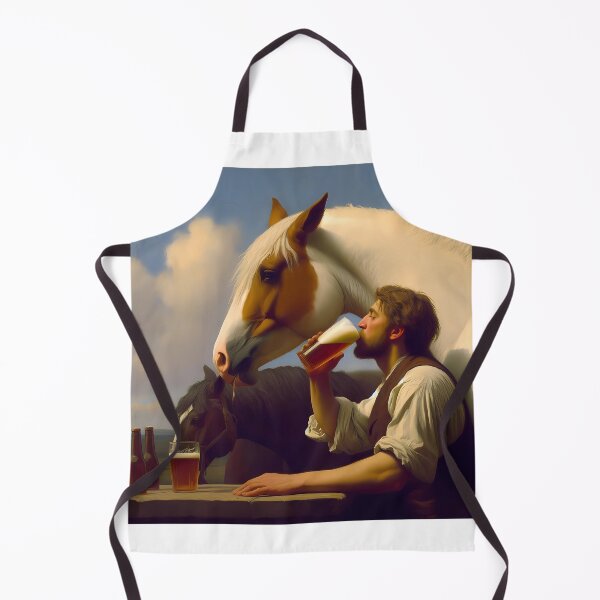 Item preview, Man and Steed enjoy non-alcoholic light refreshment designed and sold by Getting-shirty.