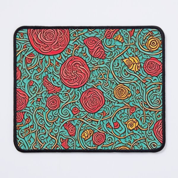 Item preview, Red Rose Mosaic Pattern designed and sold by FerociousHorse.