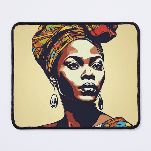 Item preview, Nkechi Pop Art Portrait designed and sold by Yzakreativ.