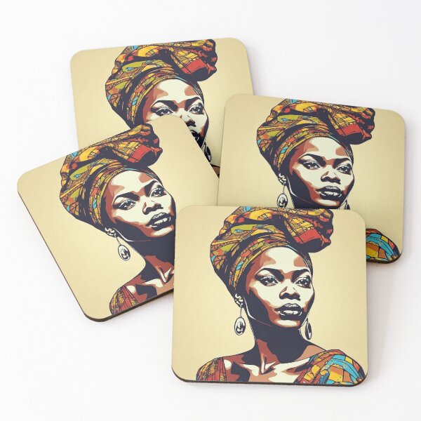 Item preview, Nkechi Pop Art Portrait designed and sold by Yzakreativ.