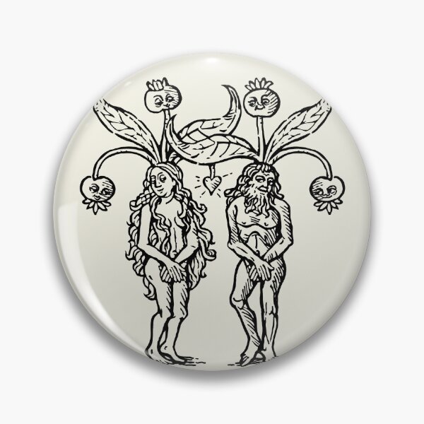 Item preview, Mandrake Couple Valentine designed and sold by Marianne Martin.