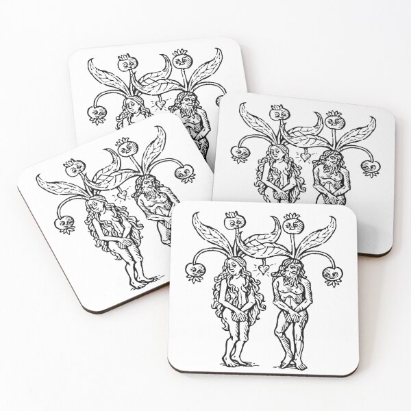 Item preview, Mandrake Couple Valentine designed and sold by Marianne Martin.