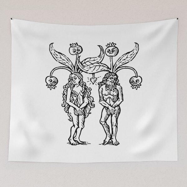 Item preview, Mandrake Couple Valentine designed and sold by Marianne Martin.