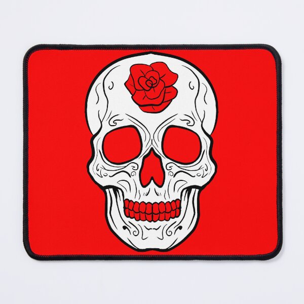 Item preview, Flower skull designed and sold by CrazyFozBazaar.