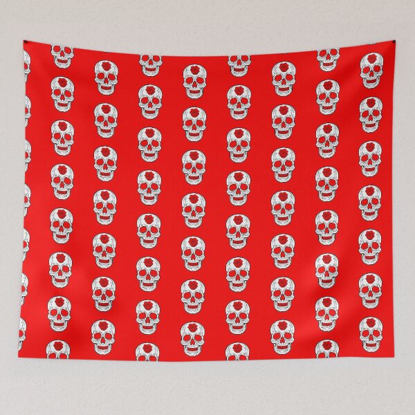 Item preview, Flower skull designed and sold by CrazyFozBazaar.