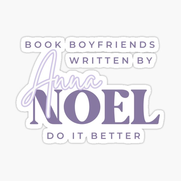 Anna Noel Book Boyfriends Sticker