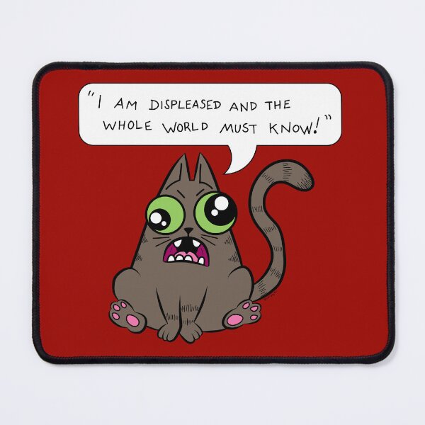 Item preview, Displeased Cat designed and sold by stevenselbyart.