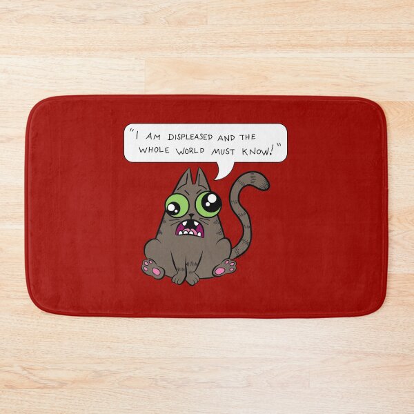 Item preview, Displeased Cat designed and sold by stevenselbyart.