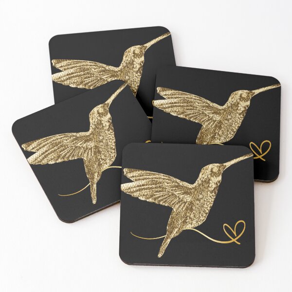 Item preview, golden hummingbird, designed and sold by LYDIA0304.