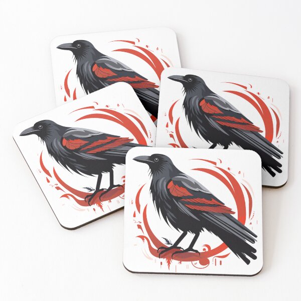 Item preview, Odins Raven designed and sold by MechaInk.