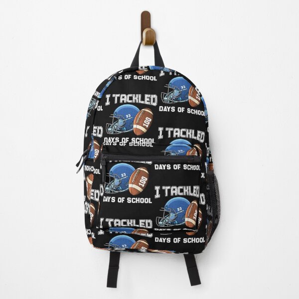 Item preview, I Tackled 100 Days Of School, Funny 100 days of school for teachers & student & Rugby lovers designed and sold by ArtByKatti.