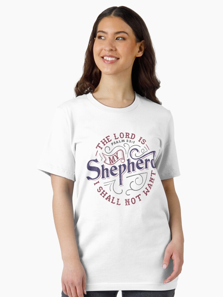The Lord is My Shepherd Shirt for Christian Girls and Women Cute - Main Image