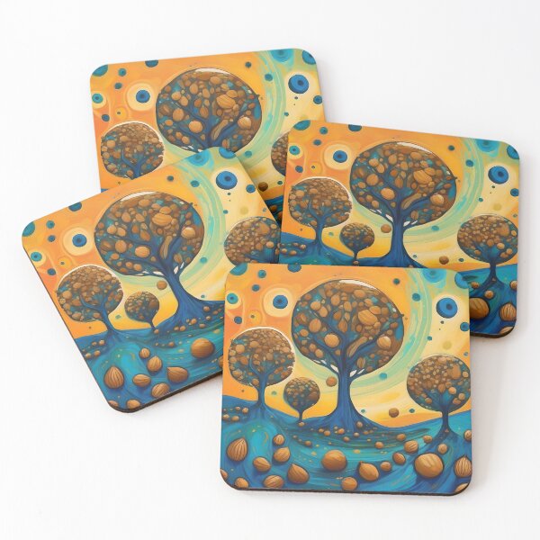 Item preview, Nut trees on Neptune designed and sold by WildLadyWood.